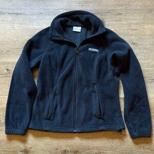 Columbia Black Full-Zip Fleece Jacket